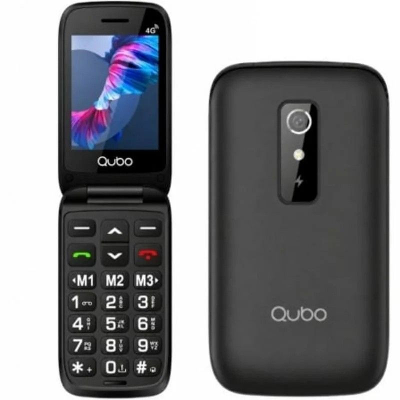 Tlf movil Qubo P220BKC4G, 2.8\", negro