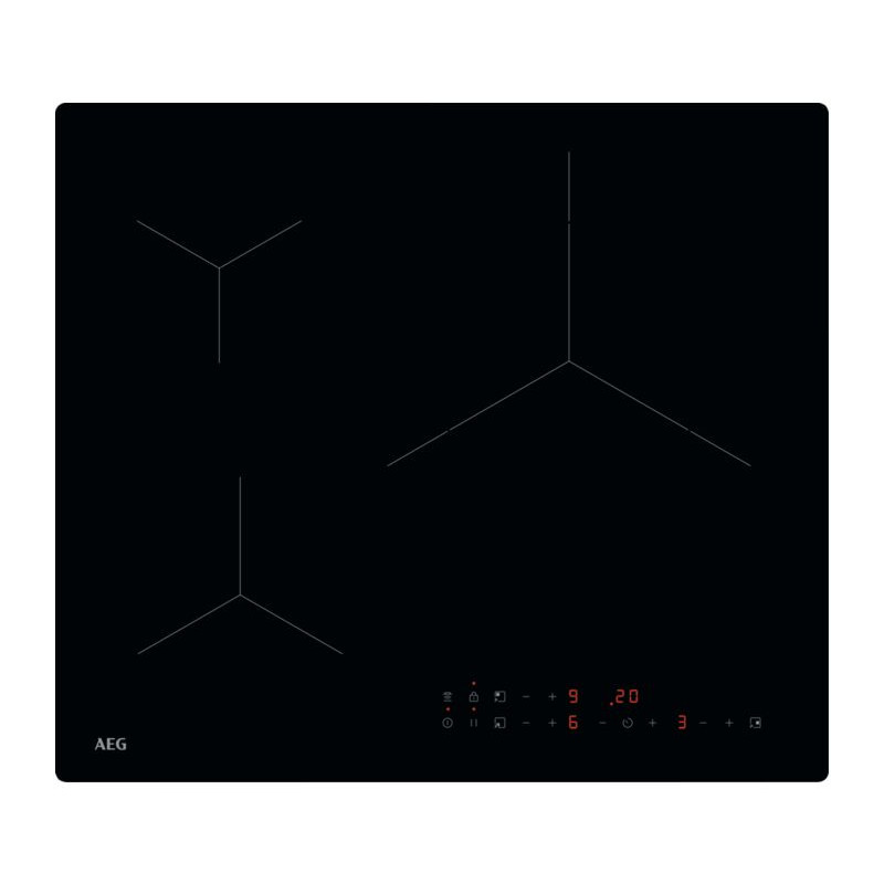 Induccion AEG TN63IV00CB, 3 zonas, XXL 32cm, H2H