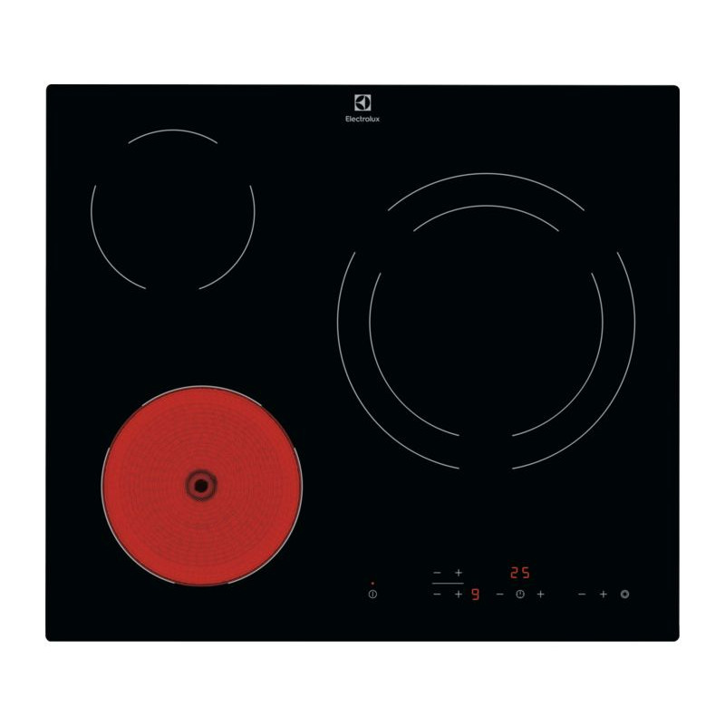Vitroceramica Electrolux LR633CK, 3 zonas, 60cm
