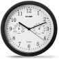 Reloj pared Elbe RP1005N, 25cm temp/humedad