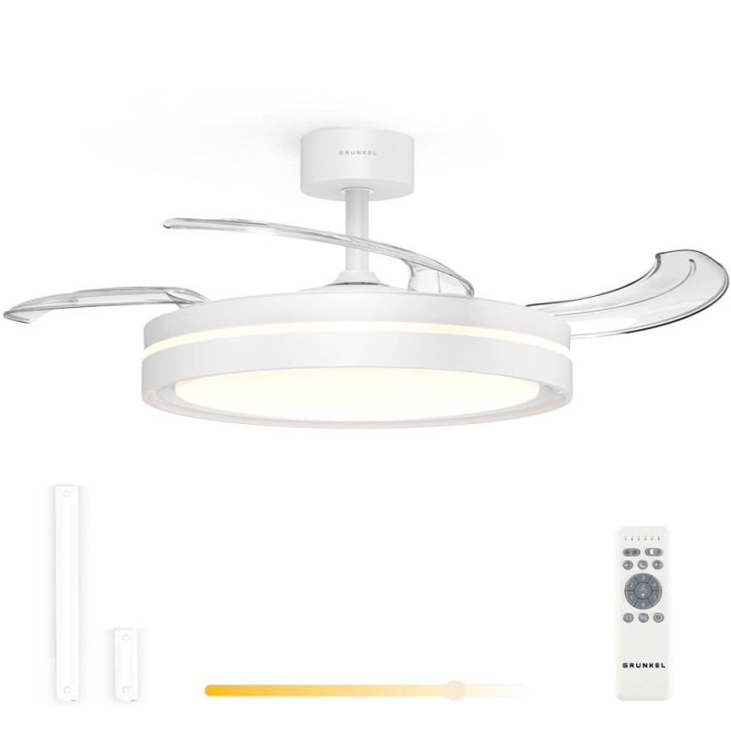 Ventilador de Techo Grunkel SKYWHITE42, Diámetro d