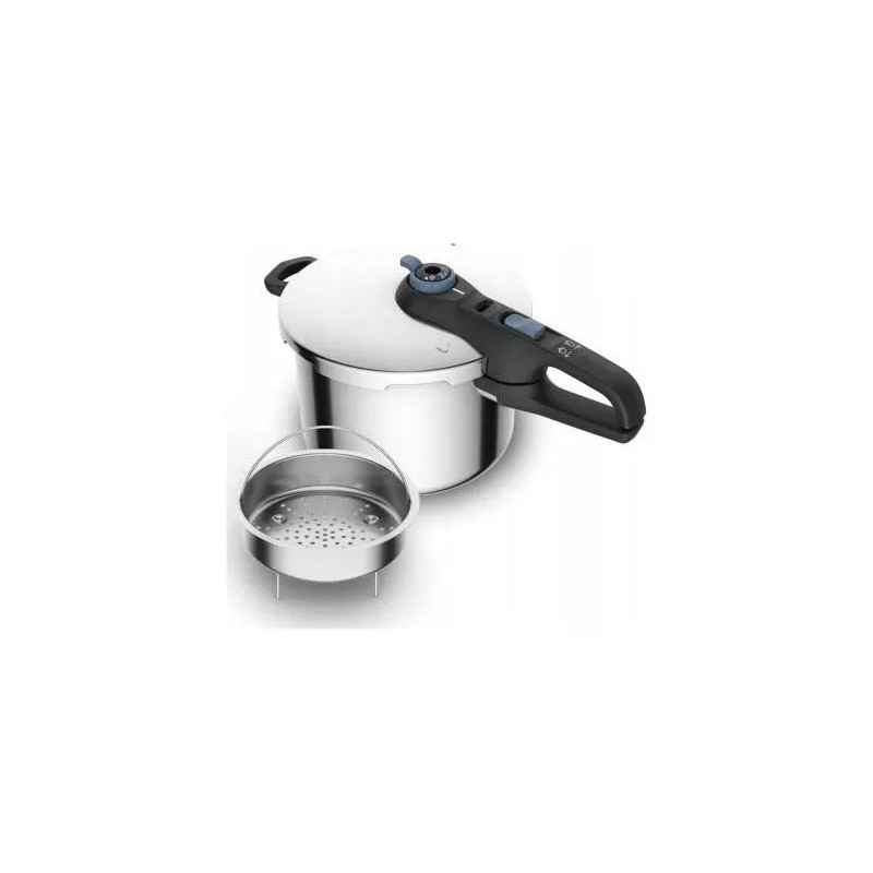 Olla rapida Tefal P2580402, 4L, azul, Secure T