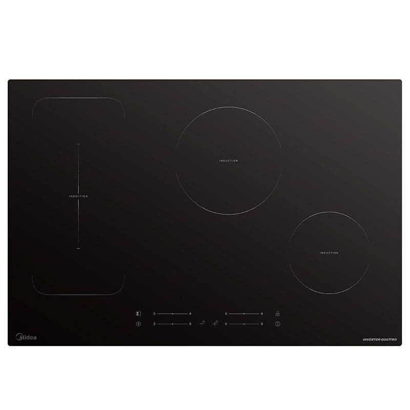 Induccion Midea MIH740F98K0, 80cm, 1 ZonaFlex + 2