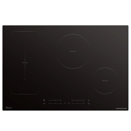 Induccion Midea MIH740F98K0, 80cm, 1 ZonaFlex + 2