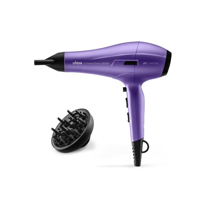 Secador pelo Ufesa XTREMESHINE, 2600w, funcion ion