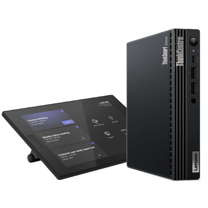 ThinkSmart Tiny Kit Intel® Core i3 i3-13100T 16 GB DDR4-SDRAM 256 GB SSD Windows 11 IoT Enterprise Mini PC Negro