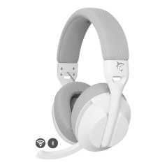 FALCON Auriculares Inalámbrico y alámbrico Diadema Juego USB Tipo C Bluetooth Blanco, Gris