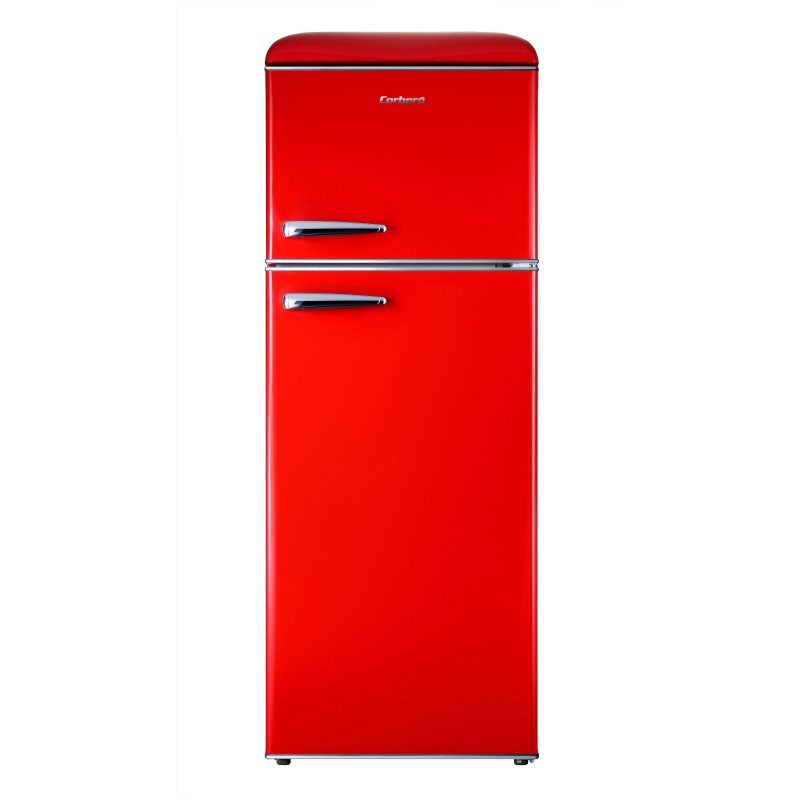 Frigorifico 2P Corbero CF2PG148RR2, 148x55cm, Rojo