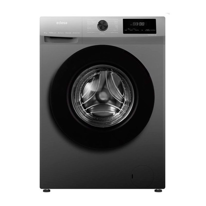 Lavadora Edesa EWF8400X, 8kg, 1400rpm, A, inox