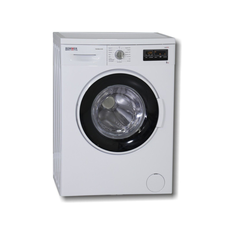 Lavadora Rommer TECHNAA1418, 8kg, 1400rpm, A