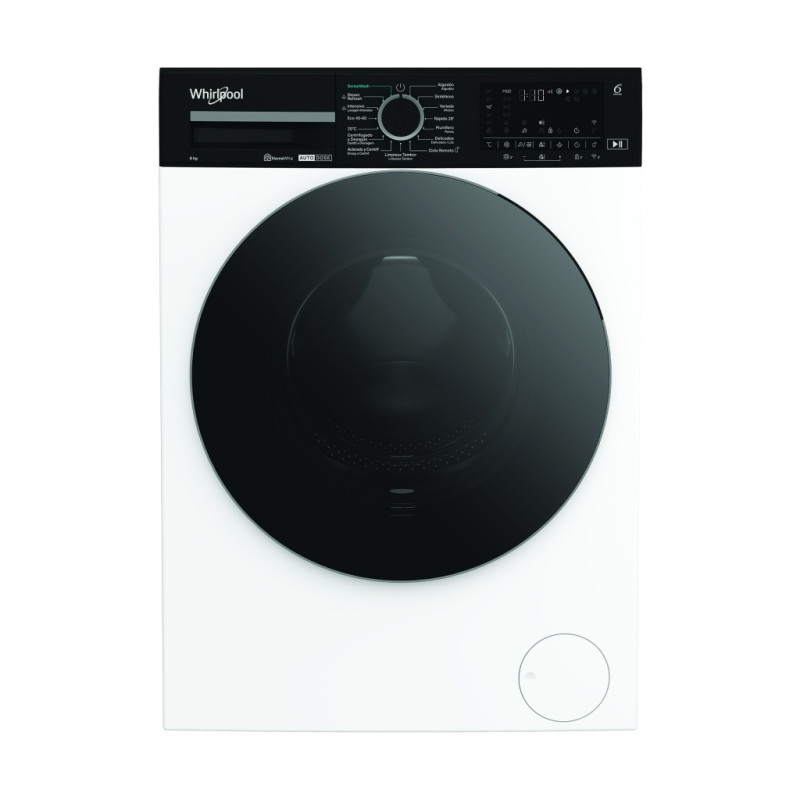 Lavadora Whirlpool WPM87WADSSPT, 8kg, 1400rpm, A-