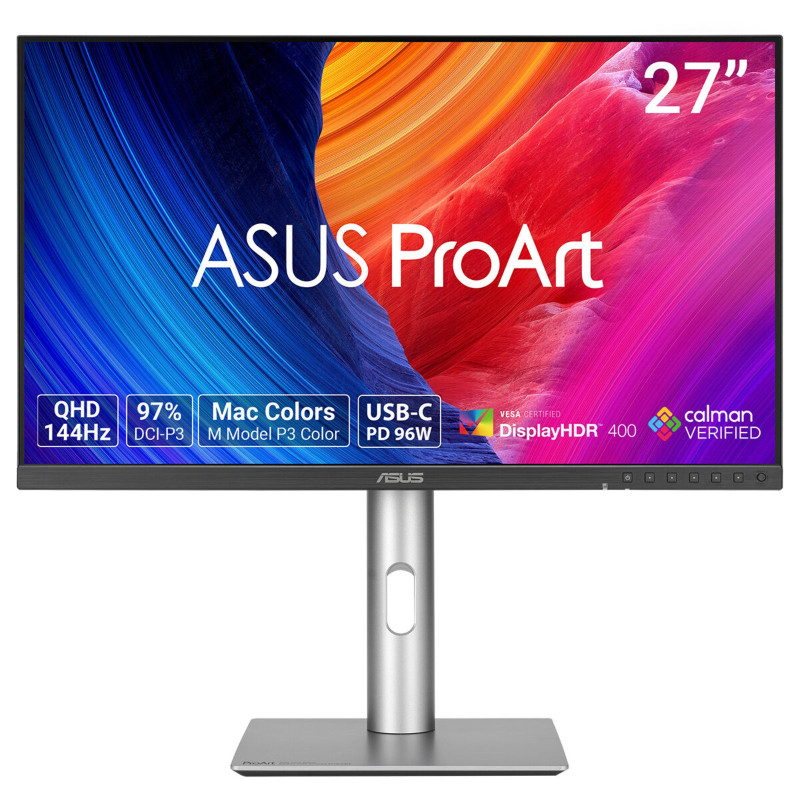 ProArt PA278CGRV pantalla para PC 68,6 cm (27) 2560 x 1440 Pixeles Wide Quad HD LCD Plata