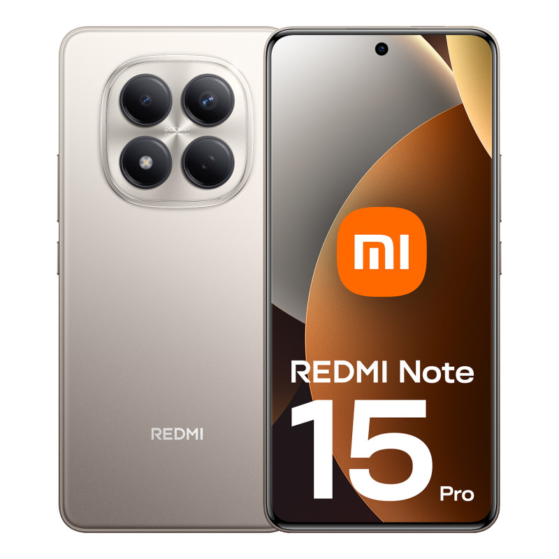 Redmi Note 15 Pro 5G 17,4 cm (6.83) SIM doble Android 15 USB Tipo C 8 GB 512 GB 6580 mAh Titanio