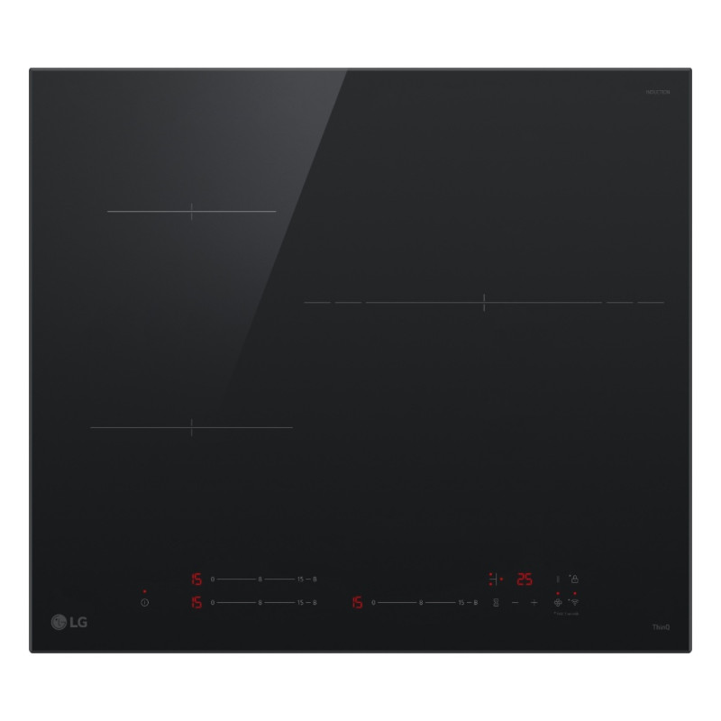 Inducción LG CI5Z2421BN, 3Zonas, XXL 32cm, 7,4Kw