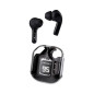 Auriculares Track TWS Bluetooth 5.4 con Estuche e Indicador de Carga - Negro
