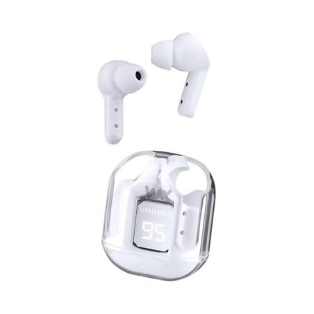 Auriculares Track TWS Bluetooth 5.4 con Estuche e Indicador de Carga - Blanco