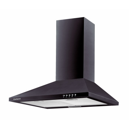 Campana Decorativa Corbero TEIDE636N, 60cm, Negro,