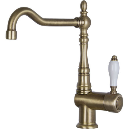 Grifo Smeg MIR6O2, Caño giratorio 360º, Laton