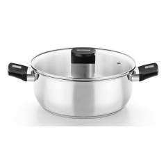 Cacerola Monix M240330, 30 cm, elite con tapa vidr