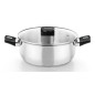 Cacerola Monix M240330, 30 cm, elite con tapa vidr