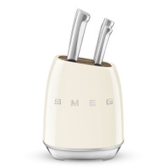 Set cuchillos Smeg KBSF02CR, 50\'s style, CREMA