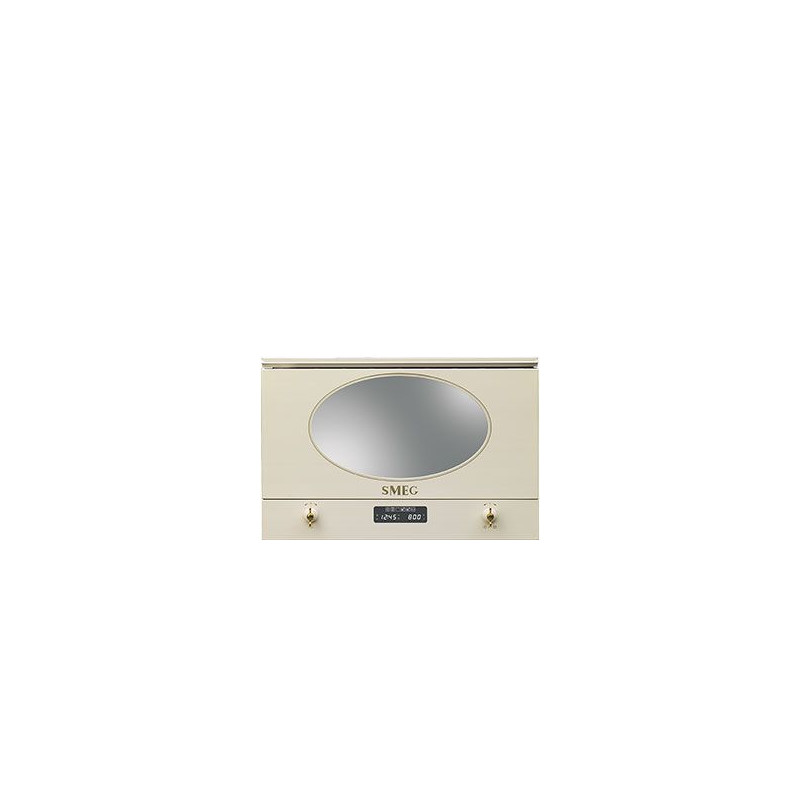 MICROONDAS SMEG MP822PO, 22L, INTEGR., CREMA, GRIL