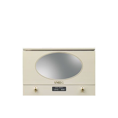 MICROONDAS SMEG MP822PO, 22L, INTEGR., CREMA, GRIL
