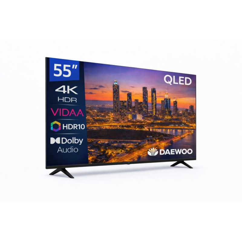 QLED 55\" DAEWOO 55VB56QV UHD VIDAA DVB/T2/S2