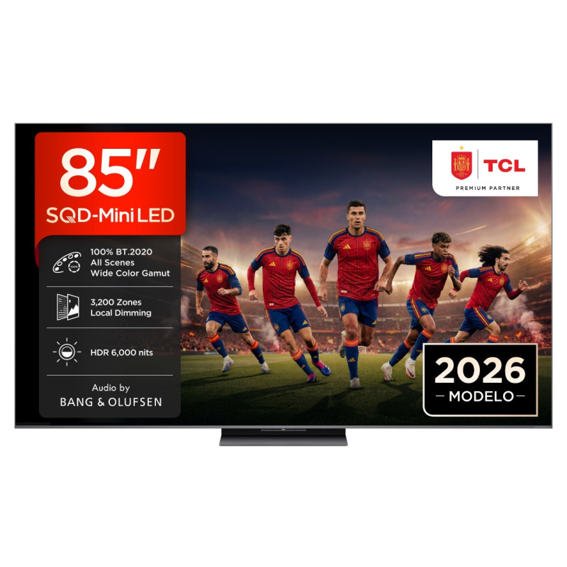 Tv TCL 85C8L, HDR6000 SQD Mini LED 144Hz / CrystGl
