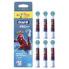 Recambio dental Braun RECSPIDERMAN6, 6ct, spiderma