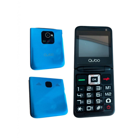 TELEFONO MOVIL QUBO X10BK , tipo concha
