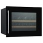 Vinoteca Boj W0455B, 28 bot, cristal negro, 45cm,