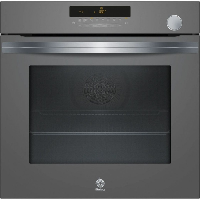 Horno Balay 3HA5178A6, 71L, A, gris, vapor, 14 fun