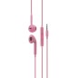 Auriculares DCU 34151002, jack 3.5mm stereo rosa