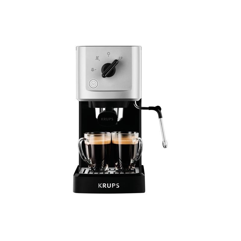 Cafetera Espresso Krups XP344010, Steam & Pump 15