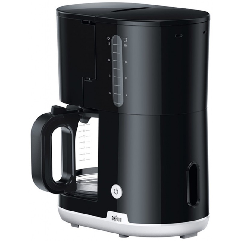 Cafetera goteo Braun KF1100BK, 15 tazas, Negro