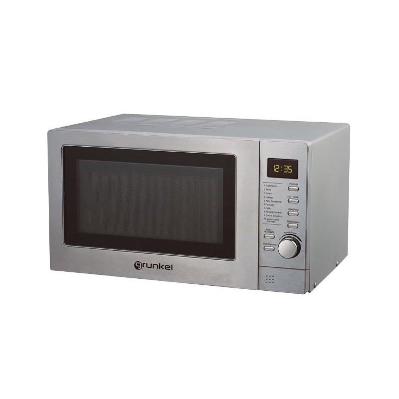 Microondas Grunkel MWG25DXT, 25L, Digital, inox