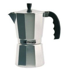 Cafetera Orbegozo KF300, 3 tz, aluminio