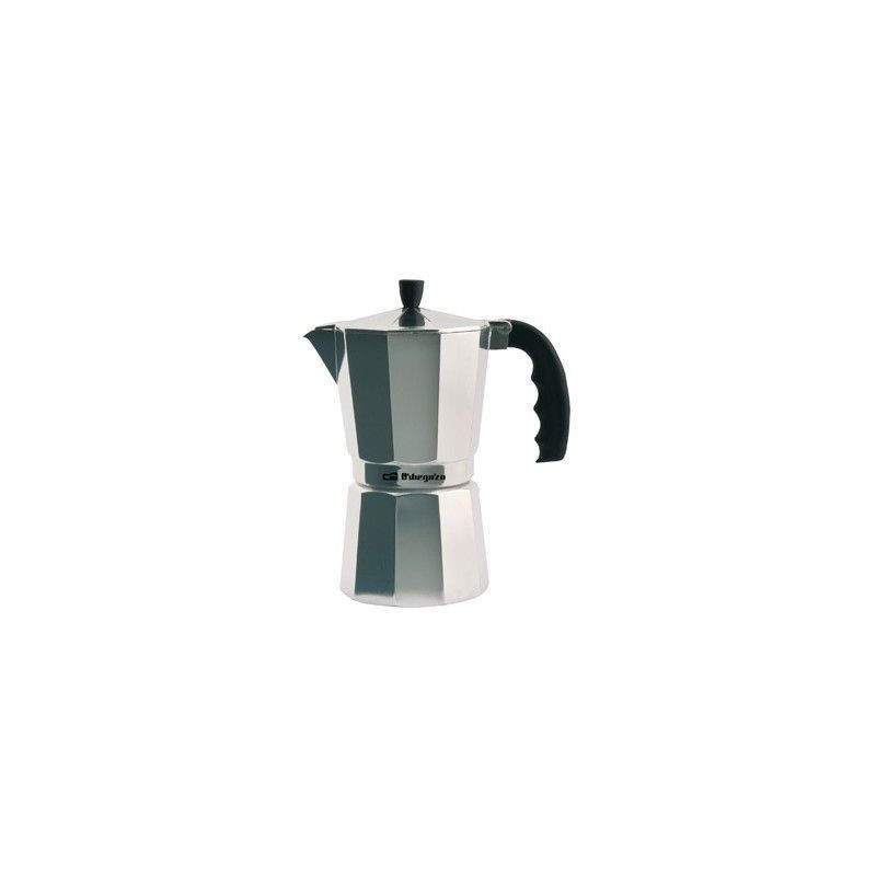 Cafetera Orbegozo KF300, 3 tz, aluminio