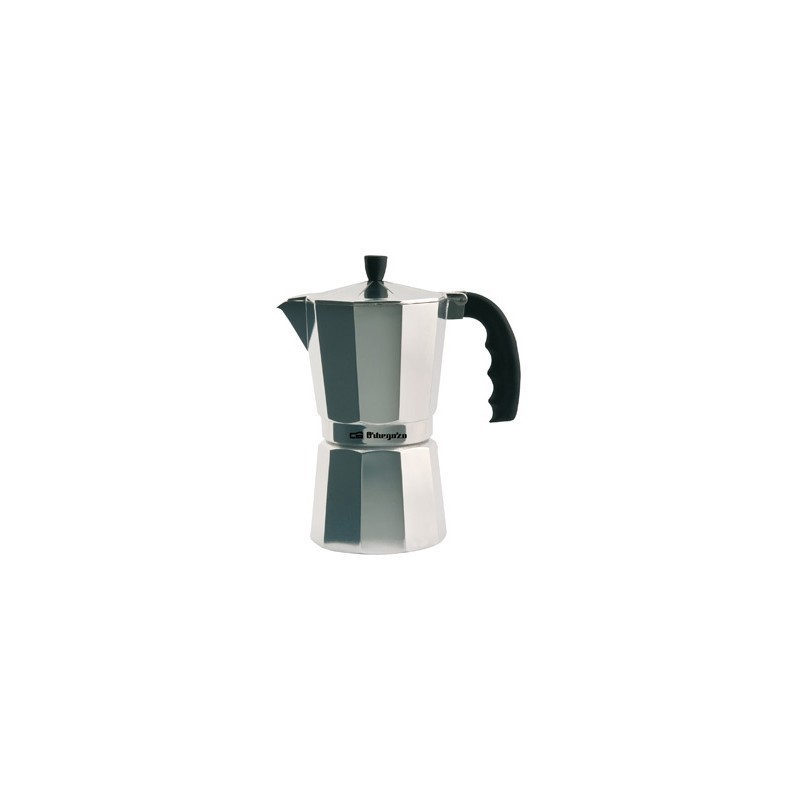 Cafetera Orbegozo KF900, 9 tz, aluminio