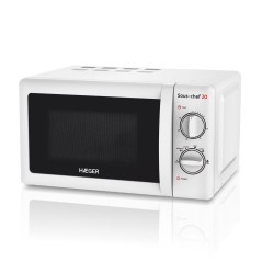 Microondas Haeger MW70W006A, 20L, SOUS CHEF Blanco