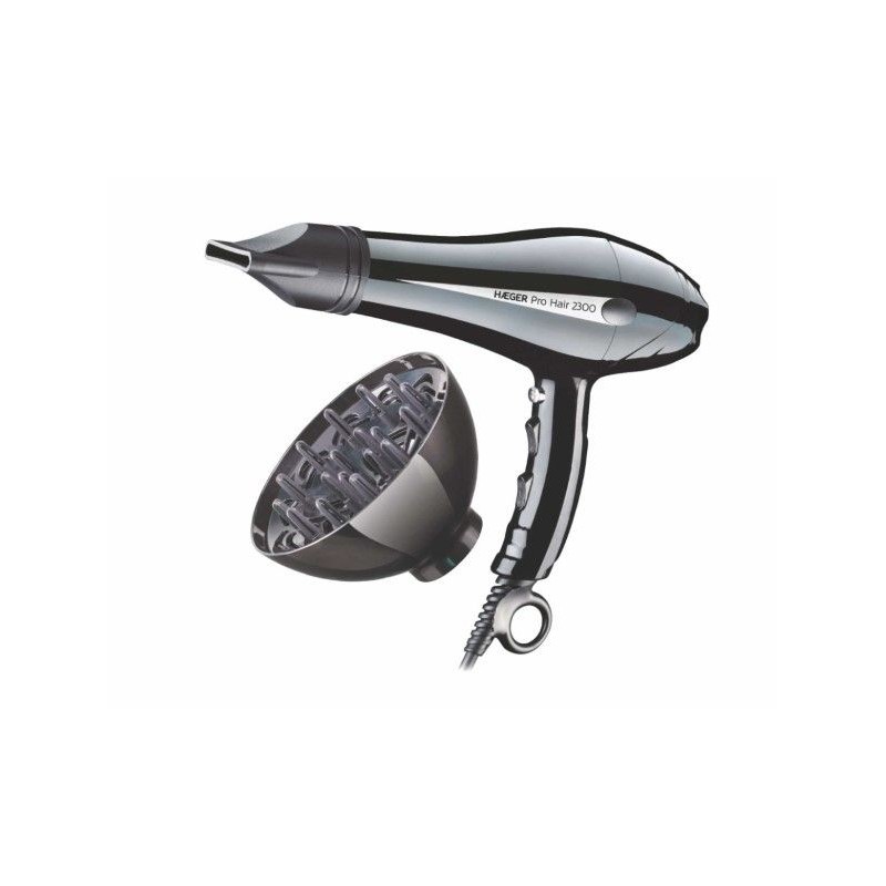 SECADOR PELO HAEGER HD230011B PRO HAIR 2300W MOTOR