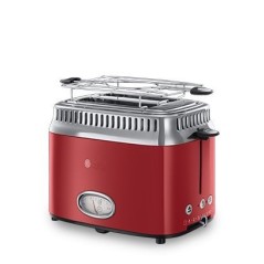 Tostador Russell Hobbs 2168056, Retro Rojo