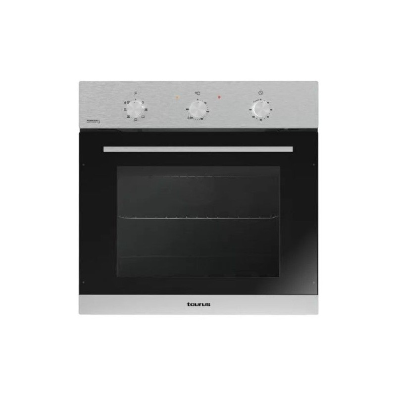 Horno Taurus HM773IXM, Inox, 73L, 8 funciones, man