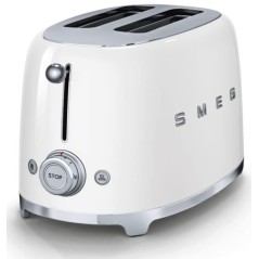 Tostador Smeg TSF01WHEU, 50 style 2 rebanadas blan