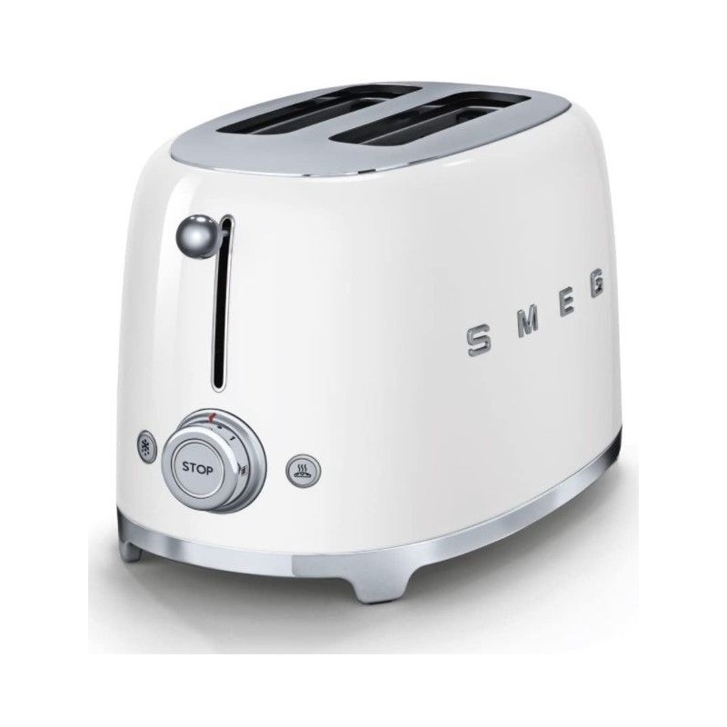 Tostador Smeg TSF01WHEU, 50 style 2 rebanadas blan