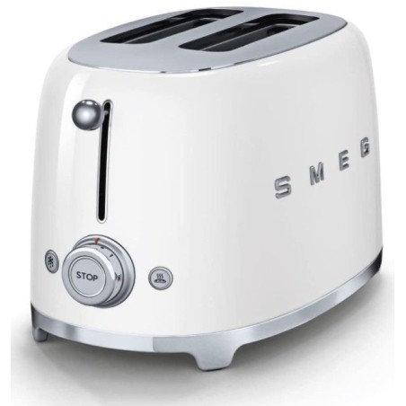 Tostador Smeg TSF01WHEU, 50 style 2 rebanadas blan