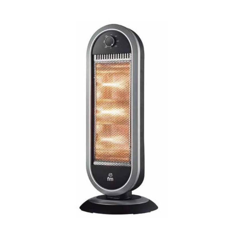 ESTUFA HALOGENA FM H30, 1200W, giratoria, alto 70c