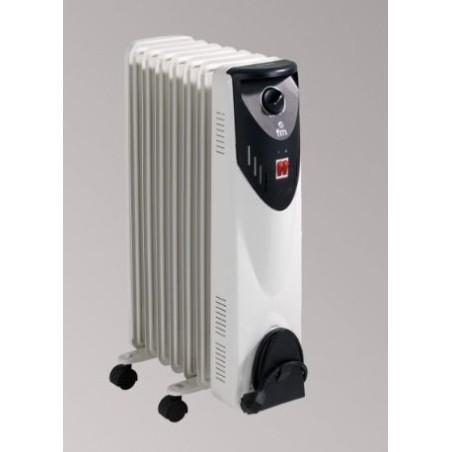 Radiador Aceite FM BR15, 1500w, 7 Elementos, Al