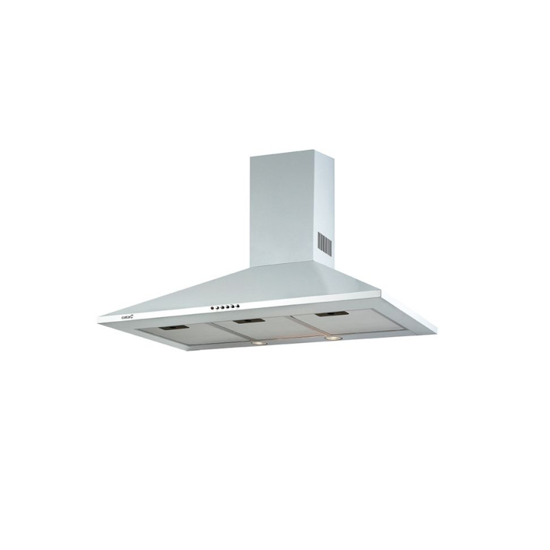 Campana D. OMEGA900WH, 90cm, Blanco, 645m3